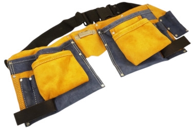 PAS NA NARZĘDZIA MONTERSKI SKÓRZANY 55x20CM FULL LEATHER DOUBLE COLOUR