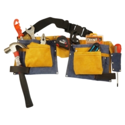 PAS NA NARZĘDZIA MONTERSKI SKÓRZANY 55x20CM FULL LEATHER DOUBLE COLOUR