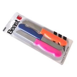 NOŻYKI UNIWERSALNE 3X STAINLESS STEEL 165/75MM