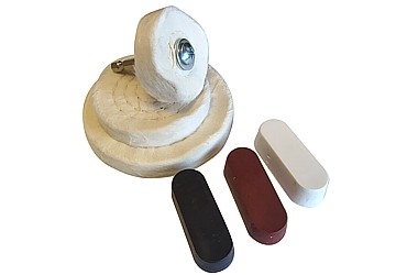 ZESTAW PAST POLERSKICH DO POLEROWANIA, CZYSZCZENIA 7X, BUFFING PADS, POLISHING PASTES