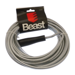 PRZETYKACZ RUR - SPIRALA KANALIZACYJNA - ŻMIJKA 8MMx7.5M ZINC PLATED