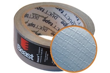  50MMx25M DUCT TAPE GAFFA REINFORCED SILVER
