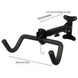 WIESZAK  REGULOWANY NA ROWER NA SCIANĘ 28-40CM max 28KG, ALU