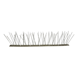 TAUBENSPIKES 10X 50CM STAINLESS BASE, SPIKES:6-4-6-4, W:8.5, H:11.8CM