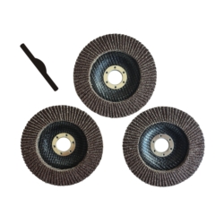 DISCHI ABRASIVI LAMELLARI CONFEZIONE DA 3 P60/115MM 3X