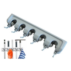                             SOPORTE PARA ESCOBAS, TRAPEADORES, TOALLAS Y ROPA
                          