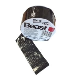  0,8MM x 50MM x 5M BUTYL WATERPROOF BLACK