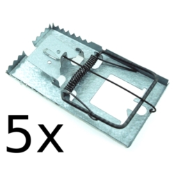 PUŁAPKA NA SZCZURY 5 SZT. 17x7CM STEEL 5X