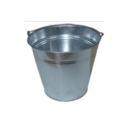 WIADRO Z BLACHY OCYNKOWANEJ 10L