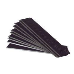 OSTRZA DO NOŻY DO TAPET 18MM 10 SEGMENTS SK-5 BLACK 0,5MM 10X