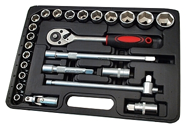 SOCKET SET 8-32MM 1/2'' CV 26X