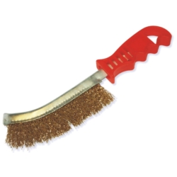 SZCZOTKA METALOWA PLASTIC HANDLE