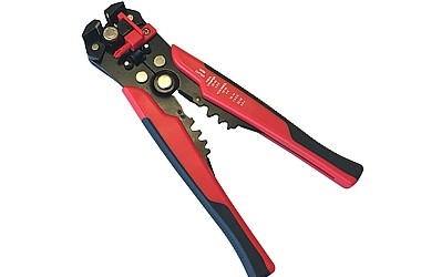 AUTOMATYCZNY ŚCIĄGACZ IZOLACJI CZOŁOWY PROFI 205MM, TOP: CR12MoV HRC(55-60) AWG 10-24, 0.5-6MM