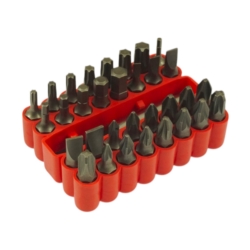 KOŃCÓWKI WKRĘTAKOWE BITY Z UCHWYTEM 33 BITS CR-V MAGNETIC PZ x7 PH x7 SLx5 HEX x6 TORX x7