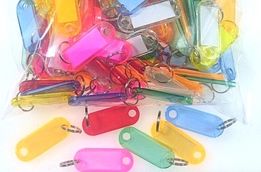 ETYKIETKI DO KLUCZY 2-S 100X 57x22MM COLOR MIX 2-SIDE