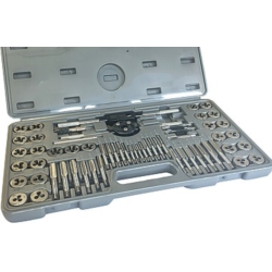 ZESTAW NARZYNEK I GWINTOWNIKÓW 60SZT. 60X M3-M12 4-1/2" NC NF PROFI INCH AND METRIC