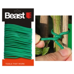 ALAMBRE DE ATAR FUERTE FLEXIBLE 2.5MM x 10M PLASTIC COATED
