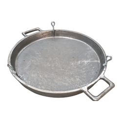 PATELNIA ŻELIWNA MASYWNA DUŻA IMPREZA 6,5X55CM 25KG GRILL MASTER