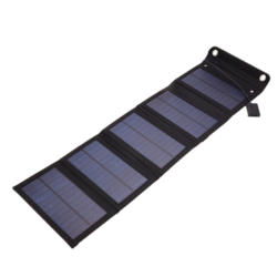 PANEL SOLARNY TURYSTYCZNY ŁADOWARKA TELEFONU 15W USB 5V/2.1A 650x100x30mm