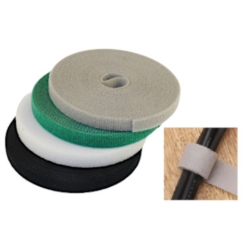 OPASKI TAŚMY DO PRZEWODÓW KABLI OPASKA RZEPOWA 5M x 8MM 4 COLOR ROLLS VELCRO HOOK-AND-LOOP