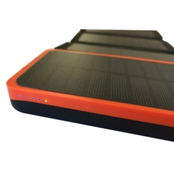 POWERBANK SOLARNY, ROZKŁADANY PRZENOŚNY LATARKA 20000 mAh, Li-Polymer, 4 SOLAR PANEL, 15.5*8*3.3CM