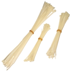 CABLE TIE SET 190x4.7MM NYLON WHITE 50X