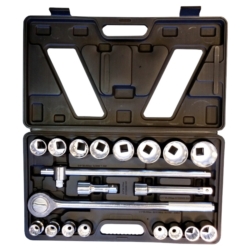 SET DI CHIAVI A SNODO 3/4" 19-50MM HEX 21X