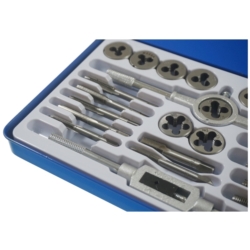 TAP AND DIE SET 24X ALLOY STEEL METAL CASE PROFI