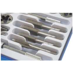 TAP AND DIE SET 24X ALLOY STEEL METAL CASE PROFI