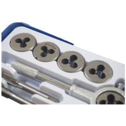 TAP AND DIE SET 24X ALLOY STEEL METAL CASE PROFI