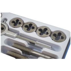 TAP AND DIE SET 24X ALLOY STEEL METAL CASE PROFI