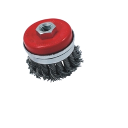 TOPFBUERSTE STAHL, GEZOPFTER DRAHT M14 COIL CUP 65MM RING