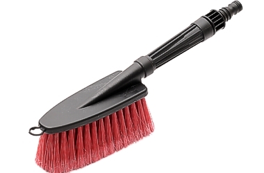 SZCZOTKA PVC DO MYCIA + PODŁĄCZENIE DO WĘŻA 1/2" 33CM