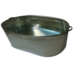 BANERA DE ACERO GALVANIZADO 120L OVAL