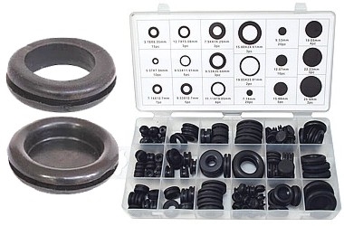 GROMMETS RUBBER 125X 3-19/6-24MM 7-25MM