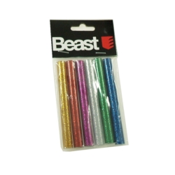 BATTONS DE COLLE 11x100MM 6X COLOR GLITTER