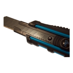 CUCHILLO RETRACTABLE 18MM, SK-5, ALU + TPR HANDLE,