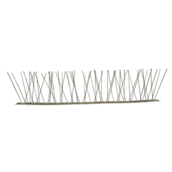 BIRD SPIKES 10X 50CM STAINLESS BASE, SPIKES:6-4-6-4, W:8.5, H:11.8CM