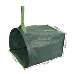 TORBA OGRODOWA KOSZ WOREK NA LIŚCIE I TRAWĘ 150L 150L D-SHAPE 59x56x43cm