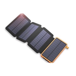 POWERBANK SOLARNY, ROZKŁADANY PRZENOŚNY LATARKA 20000 mAh, Li-Polymer, 4 SOLAR PANEL, 15.5*8*3.3CM