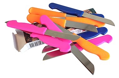 NOŻYKI UNIWERSALNE 12X COLOR MIX STAINLESS STEEL 165/75MM