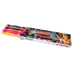 NOŻYKI UNIWERSALNE 12X COLOR MIX STAINLESS STEEL 165/75MM