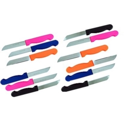NOŻYKI UNIWERSALNE 12X COLOR MIX STAINLESS STEEL 165/75MM