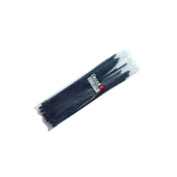 ABRAZADORAS DE PLASTICO 300x4.7MM BLACK NYLON 50X