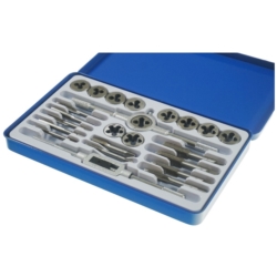 SET DI MASHI E FILIERE IN CASSETTA 24X ALLOY STEEL METAL CASE PROFI