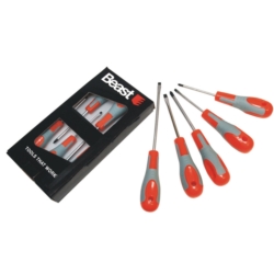 WKRĘTAKI ŚRUBOKRĘTY PŁASKIE I KRZYŻAKI ZESTAW 5X 75-125MM MAGN CV
