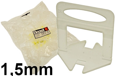 KLIPY PRO VYROVNÁNÍ OBKLADŮ 1.5MM 100X