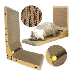 DRAPAK DLA KOTA STOJĄCY NAROŻNY LITERA L 'WALL' TYPE  25x40x60CM
