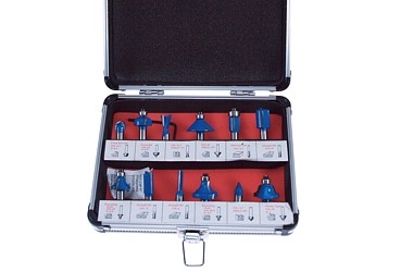 COUNTERSINK MILLING SET PROFI 
8MM 12X ALU CASE