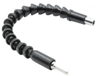 UCHWYT NASADKA DO WKRĘTARKI PRZEDŁUŻKA WYGIĘTA 300MM 1/4" 6.5MM FLEX